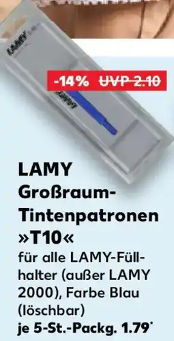 Kaufland LAMY Großraum Tintenpatronen T10 Angebot