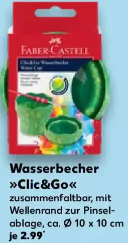 Kaufland Faber Castell Wasserbecher Clic&Go Angebot