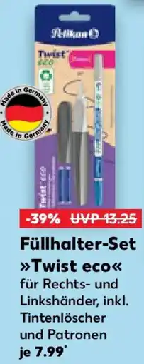 Kaufland Pelikan Füllhalter-Set Twist eco Angebot