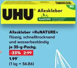 Kaufland UHU Alleskleber ReNATURE Angebot