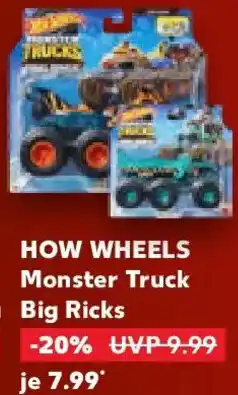 Kaufland HOW WHEELS Monster Truck Big Ricks Angebot