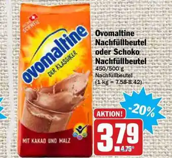 Hit Ovomaltine Nachfüllbeutel Oder Schoko Nachfüllbeutel Angebot