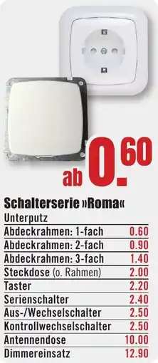 B1 Discount Baumarkt Schalterserie Roma Angebot