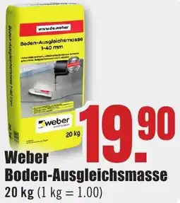 B1 Discount Baumarkt Weber Boden-Ausgleichsmasse Angebot