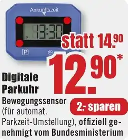 B1 Discount Baumarkt Digitale Parkuhr Angebot