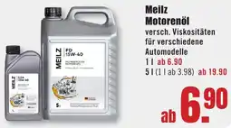 B1 Discount Baumarkt Meilz Motorenöl Angebot