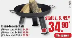 B1 Discount Baumarkt Eisen-Feuerschale Angebot
