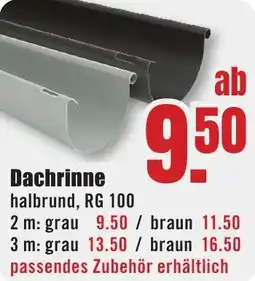 B1 Discount Baumarkt Dachrinne Angebot
