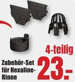 B1 Discount Baumarkt Zubehör-Set für Hexaline-Rinne Angebot