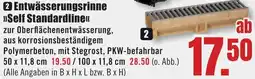B1 Discount Baumarkt Entwässerungsrinne Self Standardline Angebot