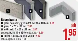 B1 Discount Baumarkt Rasenkante Angebot