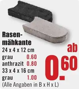 B1 Discount Baumarkt Rasenmähkante Angebot