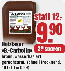 B1 Discount Baumarkt Holzlasur B.-Carbolin Angebot