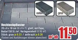 B1 Discount Baumarkt Rechteckpflaster Angebot