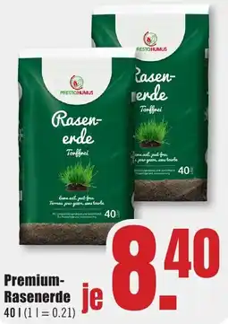 B1 Discount Baumarkt Premium Rasenerde Angebot