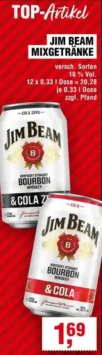 EDEKA Foodservice Jim beam mixgetränke Angebot