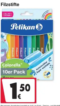 Woolworth Pelikan Colorella Filzstifte Angebot