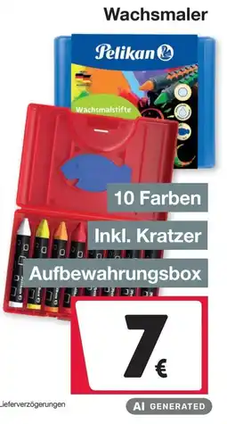 Woolworth Pelikan Wachsmaler Angebot