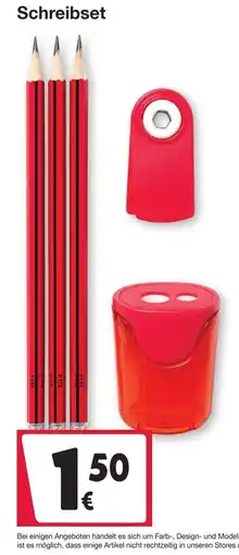 Woolworth Schreibset Angebot