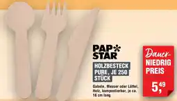 EDEKA Foodservice PAP STAR Holzbesteck Pure Angebot