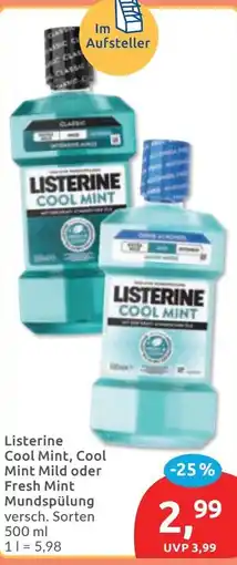 Budni Listerine Cool Mint Angebot
