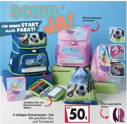 Woolworth 3-teiliges Schulranzen-Set Angebot