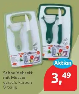 Budni Schneidebrett mit Messer Angebot