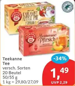 Budni Teekanne Tee Angebot