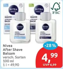 Budni Nivea After Shave Balsam Angebot