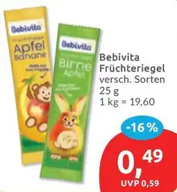 Budni Bebivita Früchteriegel Angebot