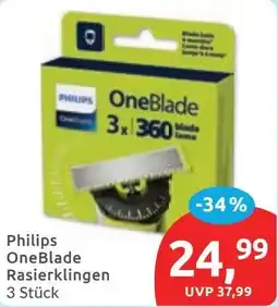 Budni Philips OneBlade Rasierklingen Angebot