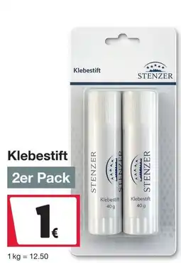 Woolworth Klebestift STENZER Angebot