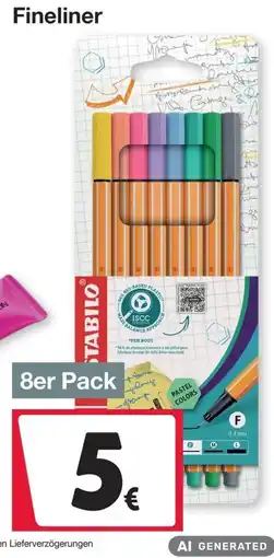Woolworth Fineliner Angebot