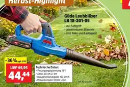 Thomas Philipps Güde Laubbläser LB 18-201-05 Angebot