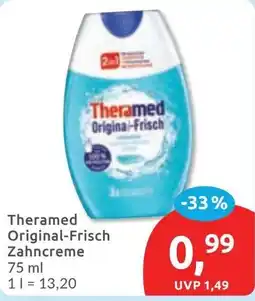 Budni Theramed Original-Frisch Zahncreme Angebot