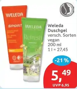 Budni Weleda Duschgel Angebot