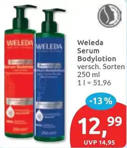 Budni Weleda Serum Bodylotion Angebot
