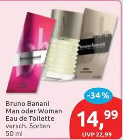Budni Bruno Banani Man oder Woman Eau de Toilette Angebot