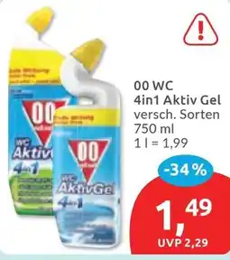 Budni 00 WC 4in1 Aktiv Gel Angebot