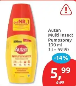 Budni Autan Multi Insect Pumpspray Angebot