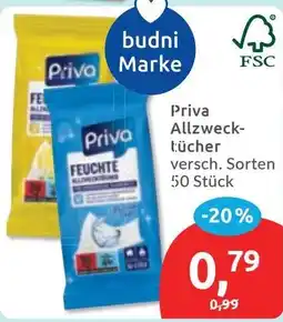 Budni Priva Allzwecktücher Angebot