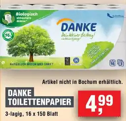 EDEKA Foodservice Danke toilettenpapier Angebot