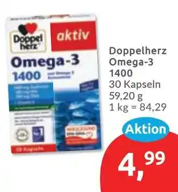 Budni Doppelherz Omega-3 1400 Angebot