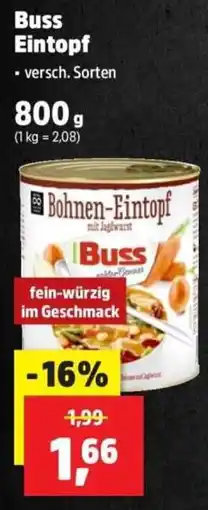 Thomas Philipps Buss Bohnen-Eintopf Angebot