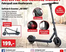 Thomas Philipps SoFlow E-Scooter "SO ONE" Angebot