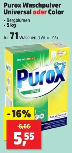 Thomas Philipps Purox Waschpulver Angebot
