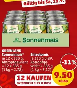 PENNY GREENLAND Sonnenmais Angebot
