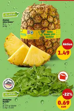 PENNY Ananas ohne Krone* Angebot