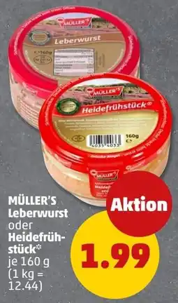 PENNY MÜLLER'S Leberwurst oder Heidefrühstück* Angebot