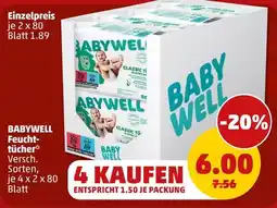 PENNY BABYWELL Feuchttücher Angebot